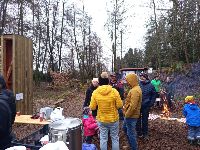 Vánoční nadílka v lesním divadle